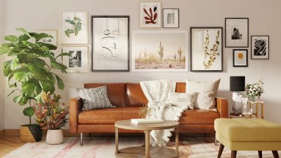 Zo hang je een gallery wall op die echt goed staat